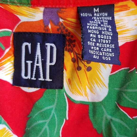Vintage GAP Hawaiian Shirt - Picture 3 of 3